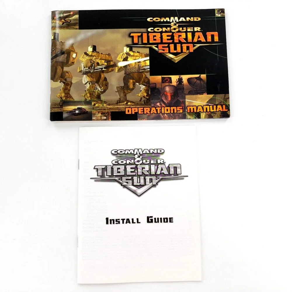 Command & Conquer: Tiberian Sun (PC, 1999) w/ Manual & Install Guide Mint Discs